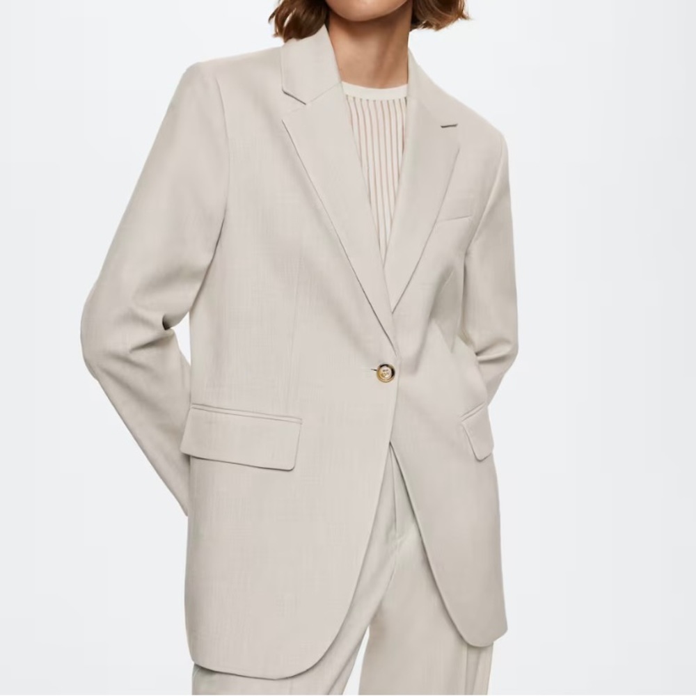 NWT Patterned suit blazer. XL.